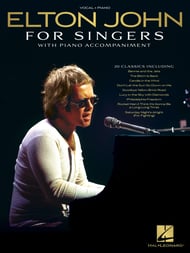 Elton John for Singers piano sheet music cover